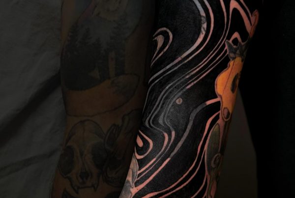 Blastover Tattoo von Addi Asha, Tätowierer aus Bochum, NRW