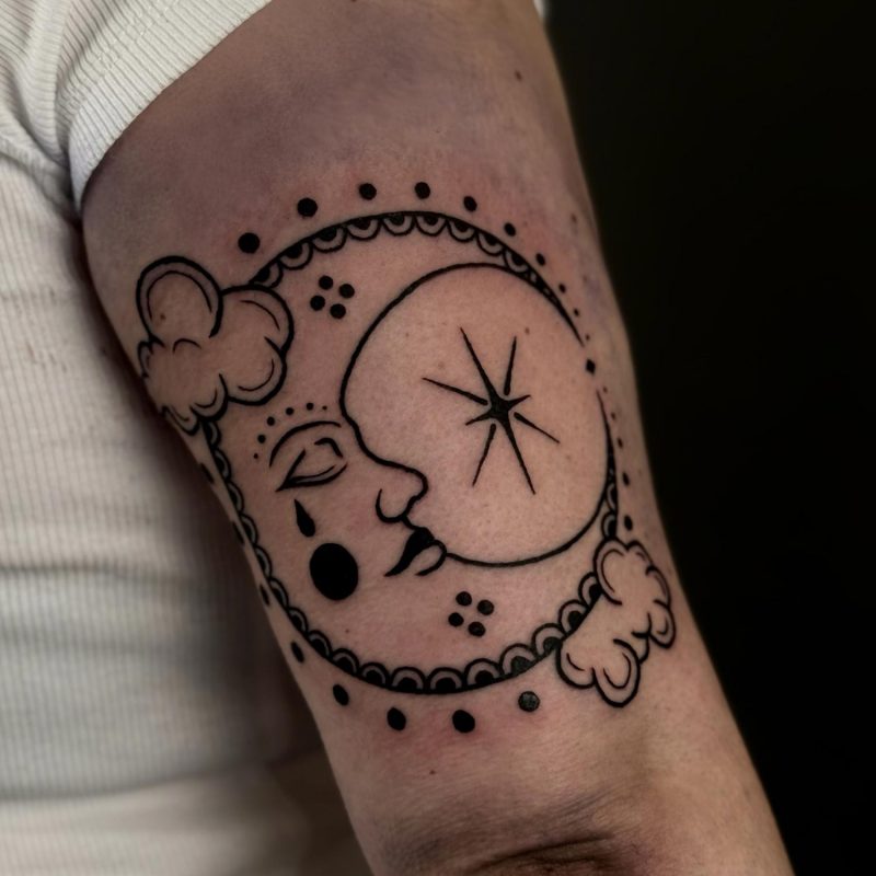 Linework Tattoo von Addi Asha, Tätowierer aus Bochum, NRW